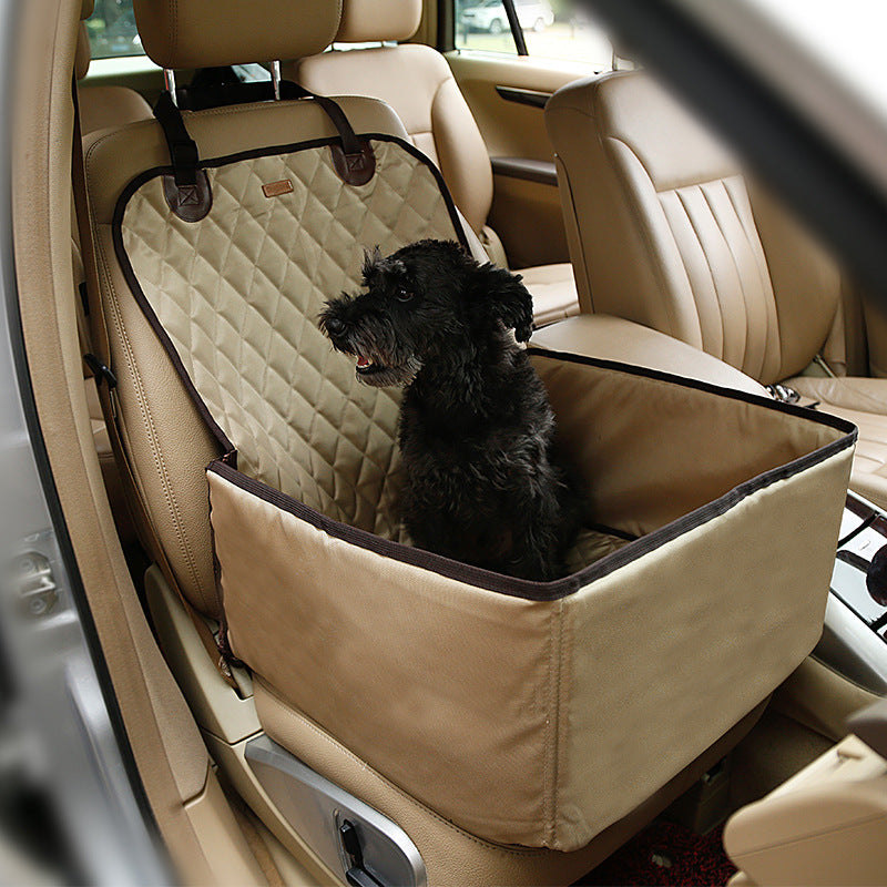 Waterproof Front Seat Dog Cover | Padded Passenger Seat Protector