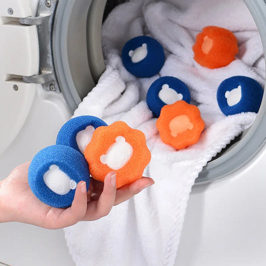 3-10pcs Pet Hair Remover Reusable Ball Laundry Washing Machine Filter Wool Sticker Cat Hair Remover Pet Fur Lint Catcher Home