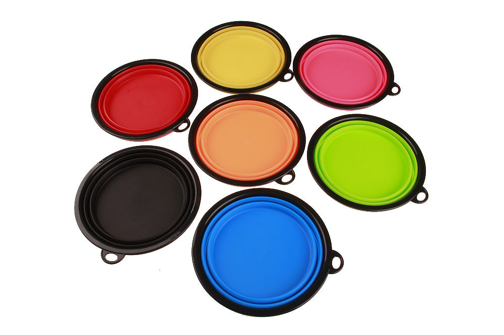 Collapsible Silicone Dog Bowl for Pets