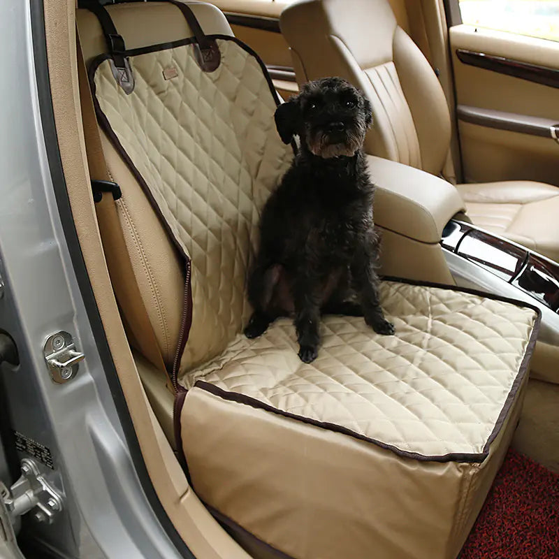 Waterproof Front Seat Dog Cover | Padded Passenger Seat Protector