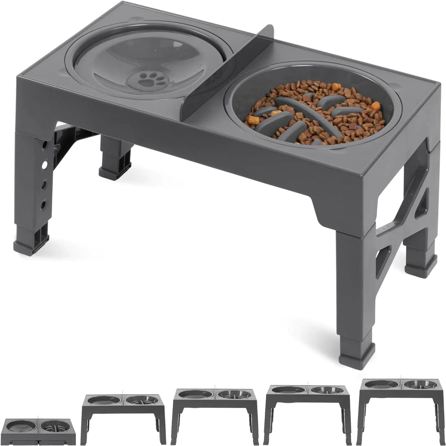 Orthopedic Elevated Slow Feeder | Raised Dog Bowl Station