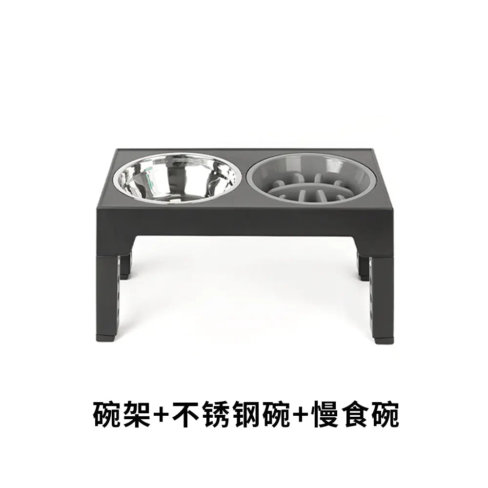 Orthopedic Elevated Slow Feeder | Raised Dog Bowl Station
