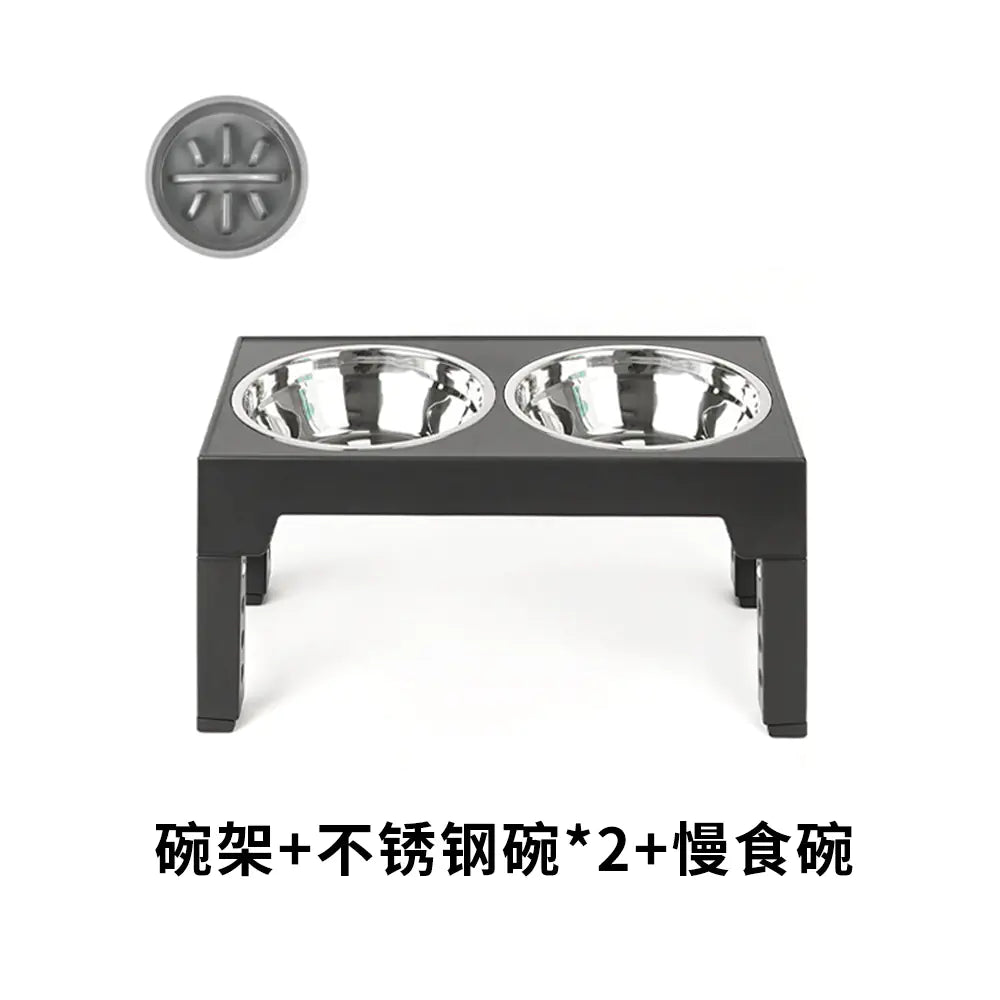 Orthopedic Elevated Slow Feeder | Raised Dog Bowl Station